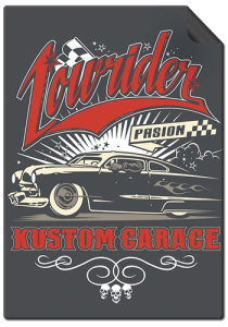 Magnes retro Lowrider Kustom Garage