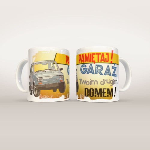 Kubek ceramiczny Garaż Twoim domem (1)