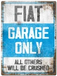 Tabliczka Retro Fiat Garage