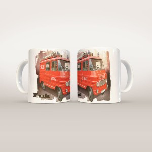 Kubek ceramiczny Żuk Straż pożarna