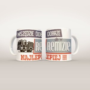 Kubek ceramiczny dla strażaka 