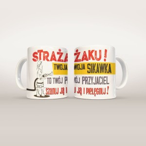 Kubek ceramiczny dla strażaka  (2)