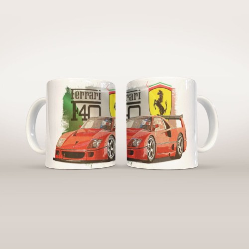 Kubek ceramiczny Ferrari F40