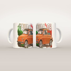 Kubek ceramiczny Fiat 500