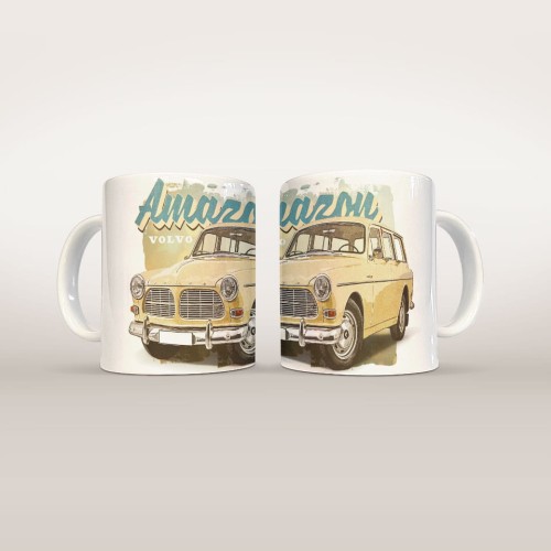 Kubek ceramiczny Volvo Amazon Vagon