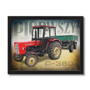 Obraz Ursus C-360 z przyczepą