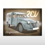 Plakat Citroen 2CV Furgonnette