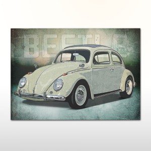 Plakat retro Volkswagen Beetle