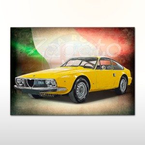 Plakat retro Alfa Romeo Zagato
