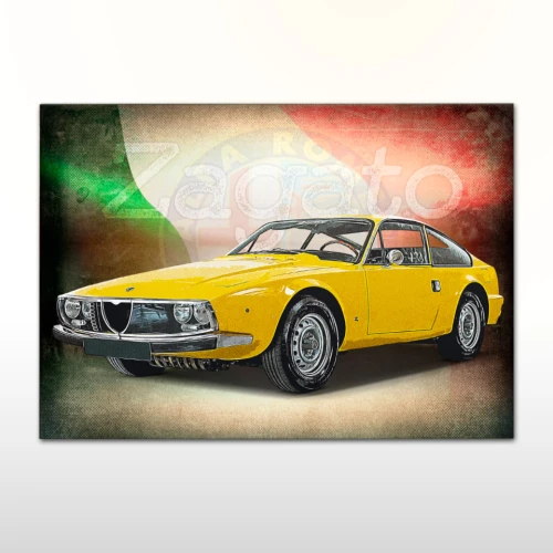 Plakat retro Alfa Romeo Zagato