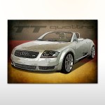 Plakat retro Audi TT
