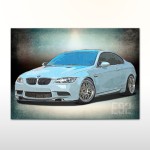 Plakat retro BMW E92