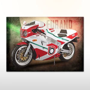 Plakat retro Bimota YB8