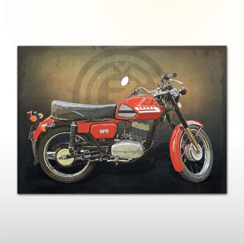 Plakat retro CZ 175
