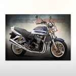 Plakat retro Suzuki GSX1400