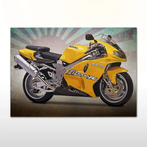Plakat retro Suzuki TL1000