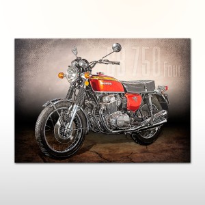 Plakat retro Honda CB750 Four