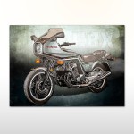 Plakat retro Honda CBX 1000