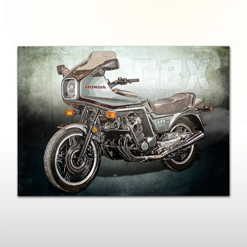 Plakat retro Honda CBX 1000