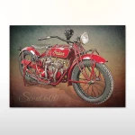 Plakat retro Indian  Scout 600