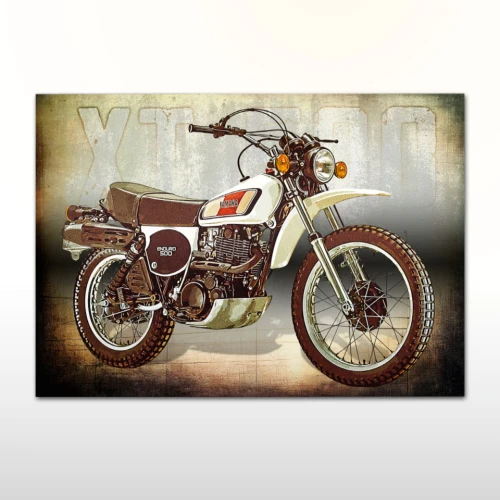 Plakat retro Yamaha XT500