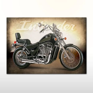 Plakat retro Suzuki Intruder VS800