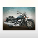 Plakat retro Suzuki Volusia VL800