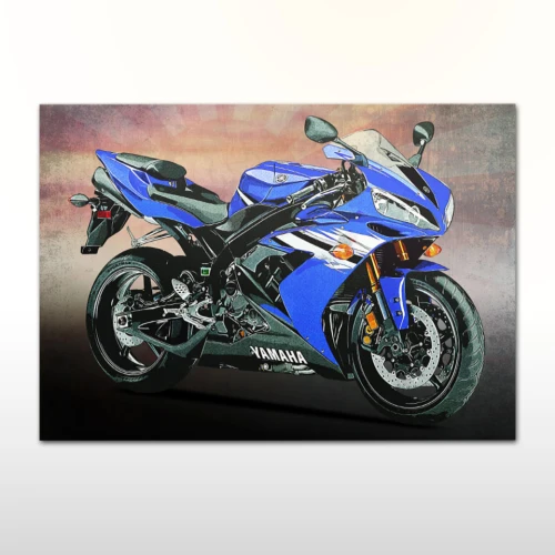 Plakat retro Yamaha R1