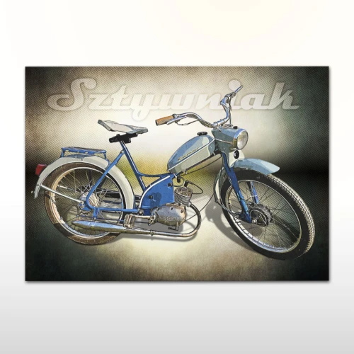 Plakat retro Komar "Sztywniak"