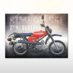 Plakat retro Simson S51 Enduro