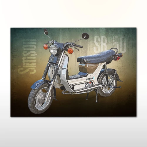 Plakat retro Simson SR50