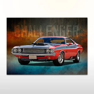 Plakat retro Dodge Challenger 