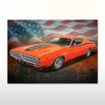 Plakat retro Dodge Charger