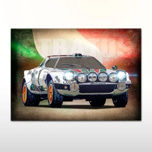 Plakat retro Lancia Stratos