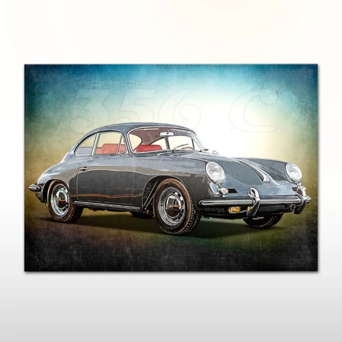 Plakat retro Porsche 356C