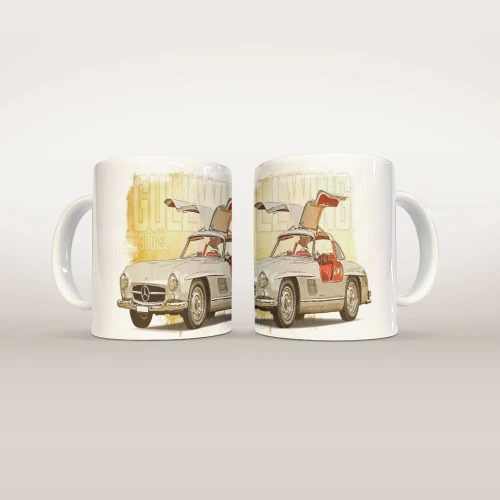 Kubek ceramiczny Mercedes Gullwing