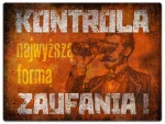 Tabliczka Retro PRL - Kontrola