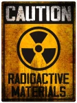 Tabliczka Retro PRL - Radioactive