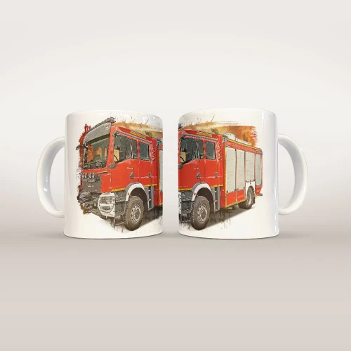 Kubek ceramiczny MAN 18 Straż pożarna