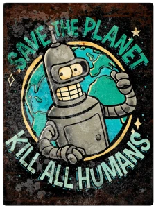 Tabliczka Retro - Save The Planet