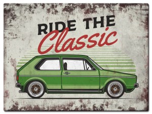 Tabliczka Retro Ride the Classic 6